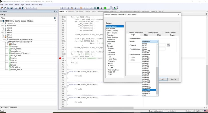 IAR Systems introduces 64-bit Arm core support in leading embedded development tools